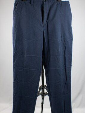 Cintas ComfortFLEX Mens Navy Blue Work Pants Size 32 Industrial Uniform